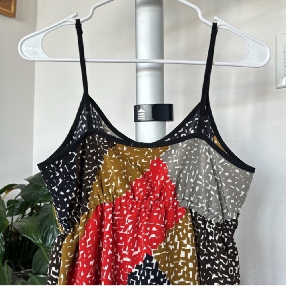 Urban Outfitters Kimchi Blue Mini Dress Sz M Black Red Spaghetti Strap - Picture 7 of 8